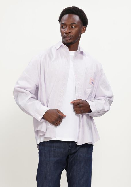 Paarse AMERICAN VINTAGE Overshirt SOABIRD - large