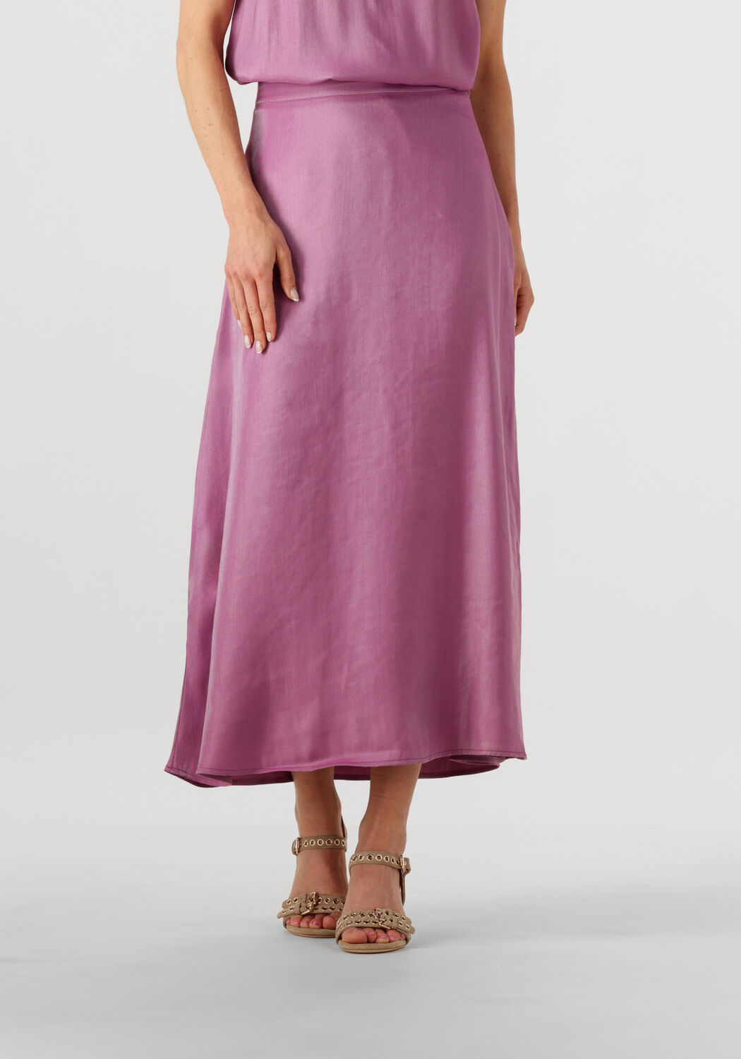 AAIKO Midirok Dames Lola Shine Vis 525, Maat: L, Kleur: Roze afbeelding