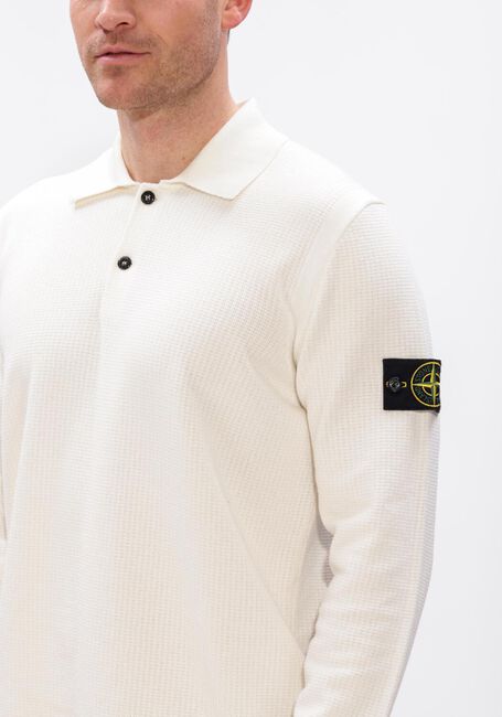 Ecru STONE ISLAND Polo LS POLO S01B2 - large