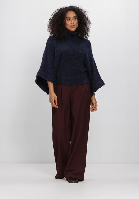 Donkerblauwe AIMEE THE LABEL Truien/vesten NAMIBIAW6 KNITTED SWEATER - large