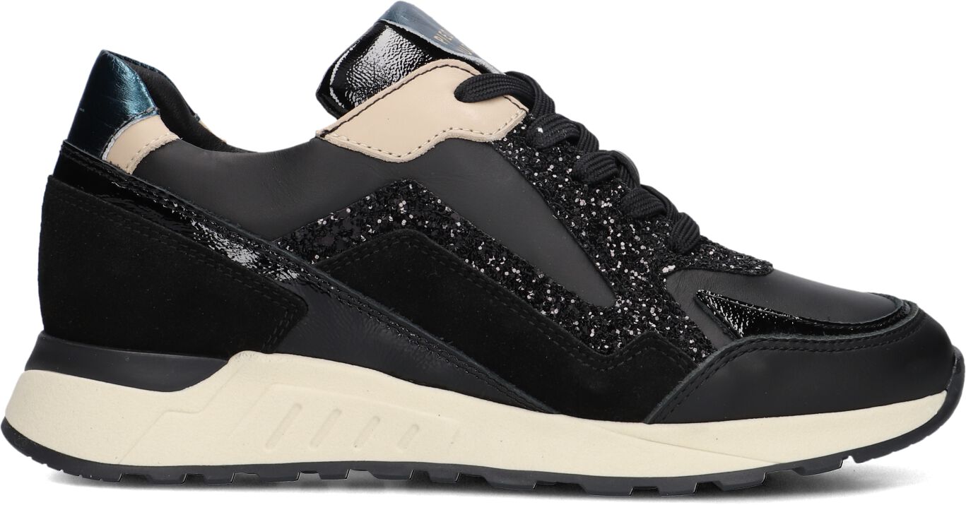 PiediNudi Lage Sneakers Dames Selva 17.01, Maat: 37, Materiaal: Leer, Kleur: Zwart