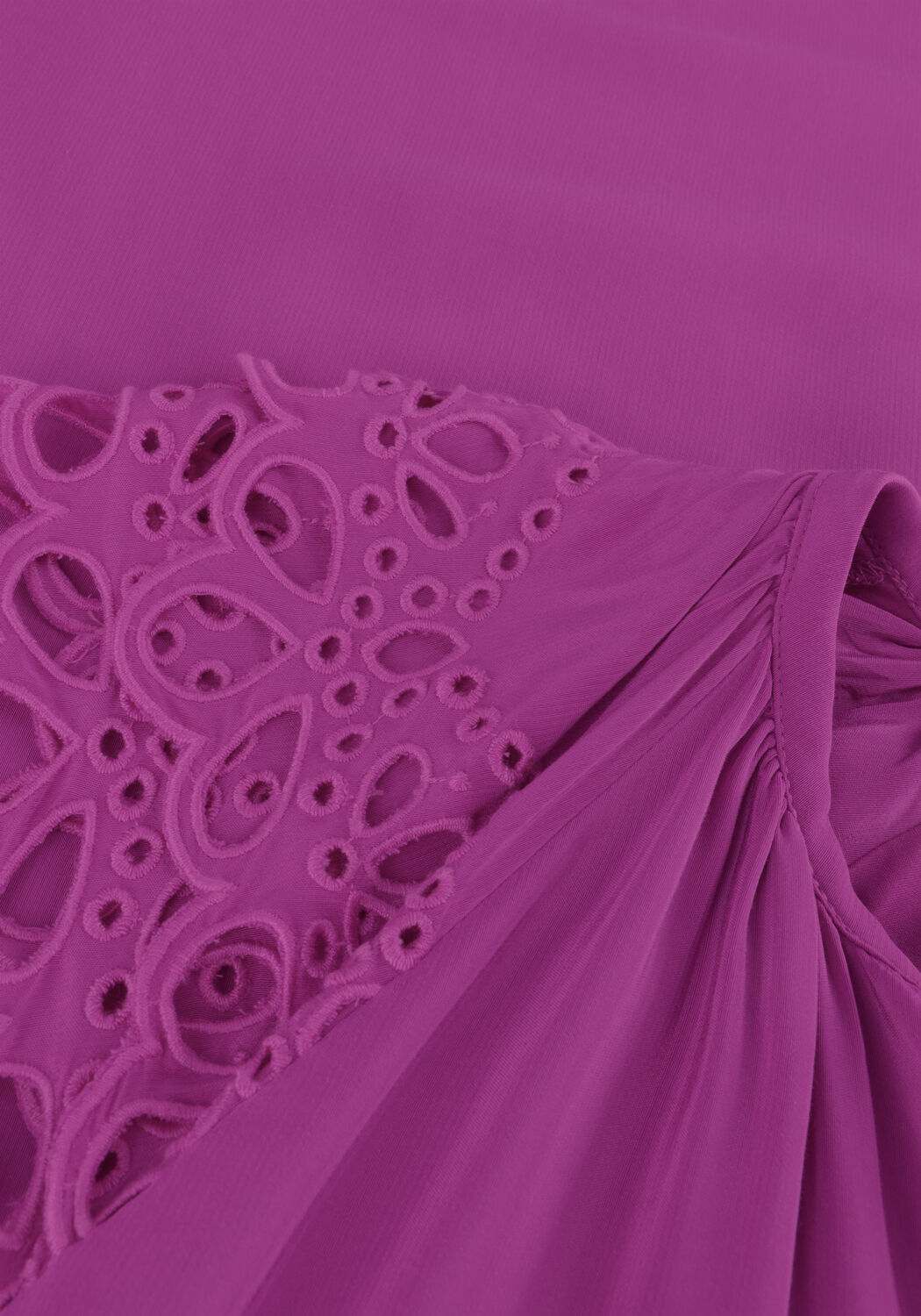 Paarse SUNCOO Midi jurk CELEST - large