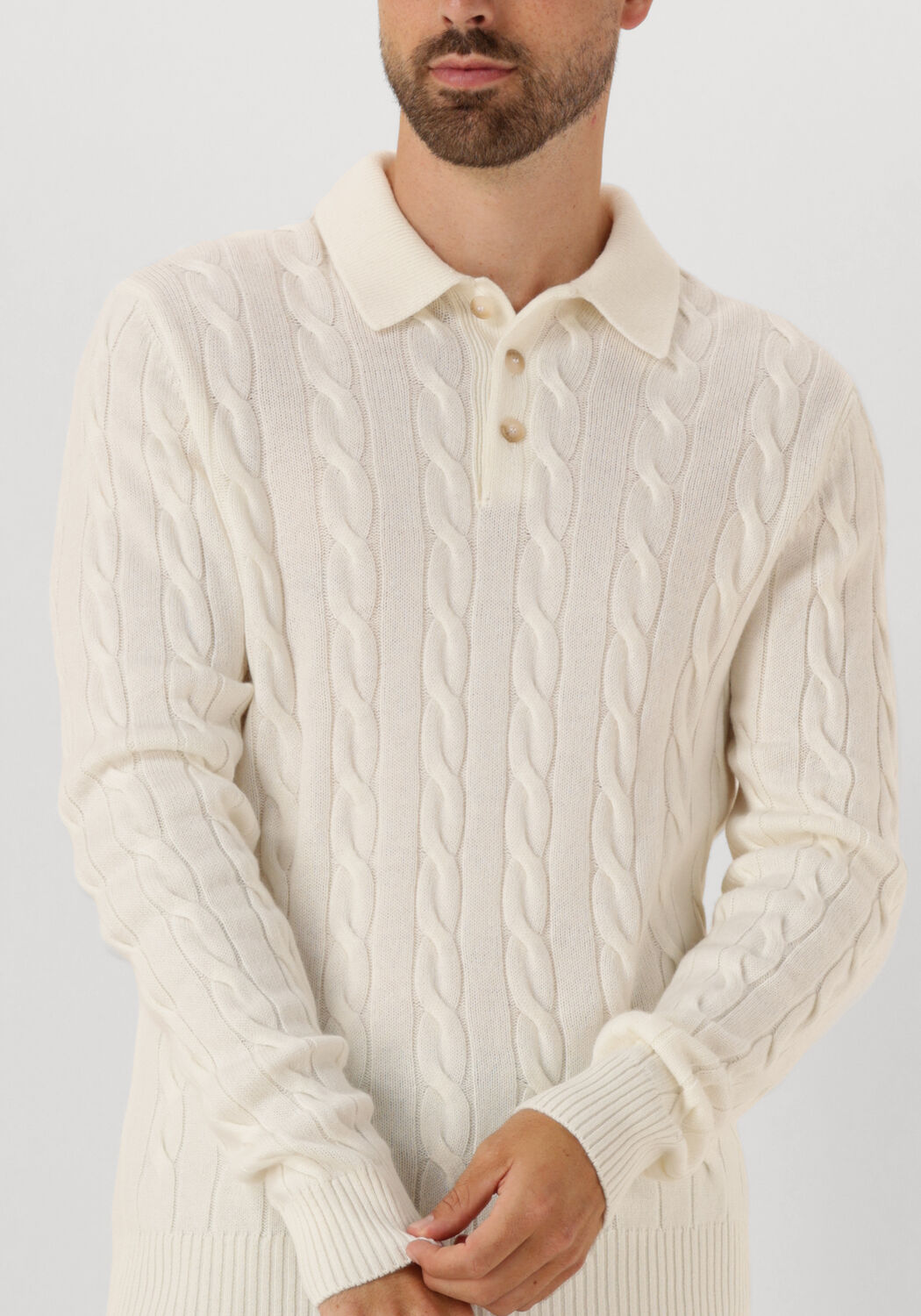 Gebroken wit GRAN SASSO Trui TENNIS L SLV SKIPPER - large