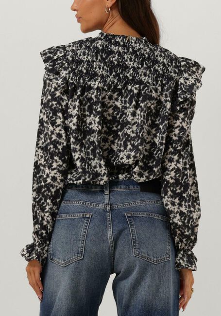 Zwarte CO'COUTURE Blouses BAILA SMOCK BLOUSE - large