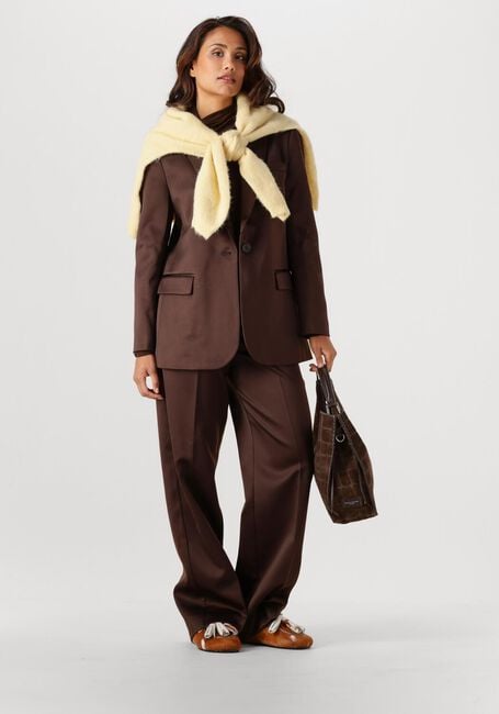 Bruine COPENHAGEN MUSE Wijde broek CMSHINE-PANTS - large