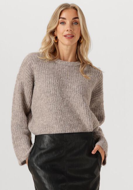 Taupe CO'COUTURE Trui CHARLIE KNIT - large