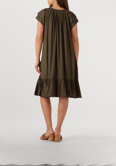Olijf CO'COUTURE Mini jurk SUNRISE CROPPED DRESS - large