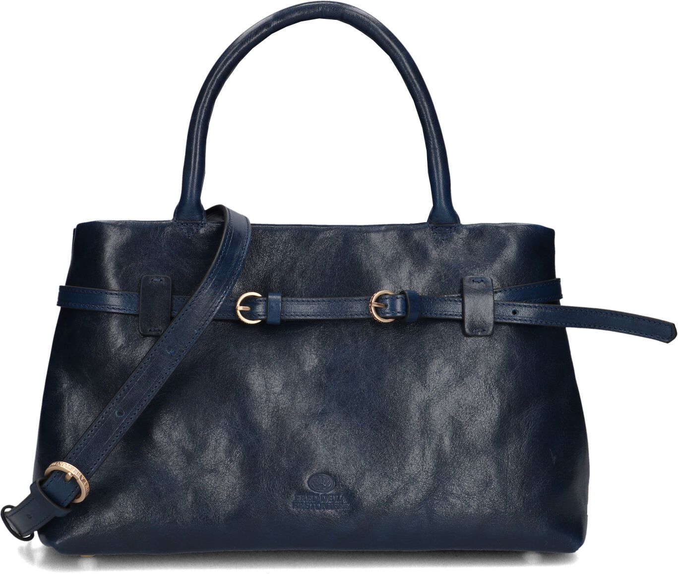 Fred De La Bretoniere Fred de la Bretoniere Handtas Dames Mae Handbag Leather, Materiaal: Leer, Kleur: Donkerblauw
