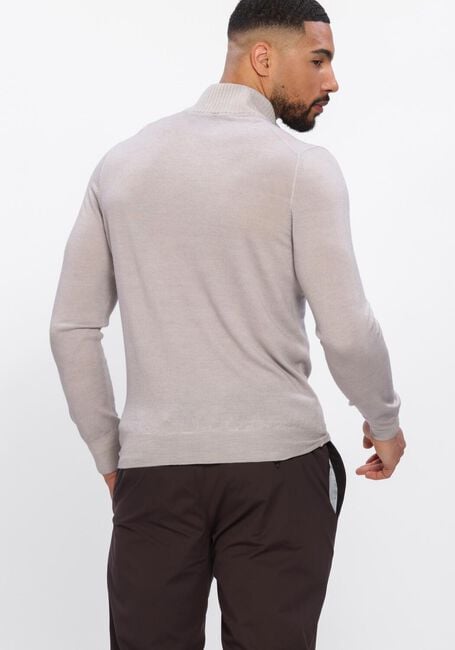 Grijze GRAN SASSO Trui MOCK ZIP - large