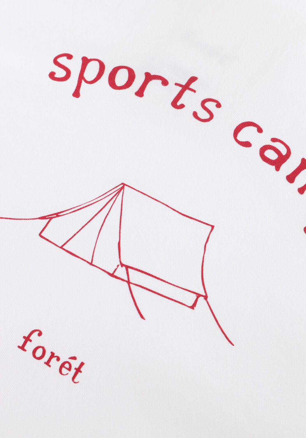 Witte FOR&Eacute;T T-shirt SPORTS T-SHIRT - large