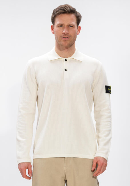 Ecru STONE ISLAND Polo LS POLO S01B2 - large