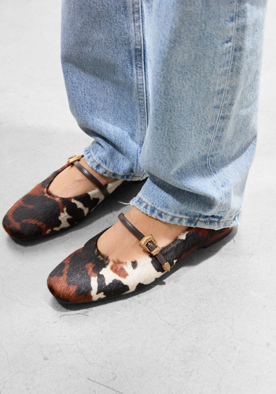 Bruine ROBERTO FESTA Ballerina's GRISEL - medium