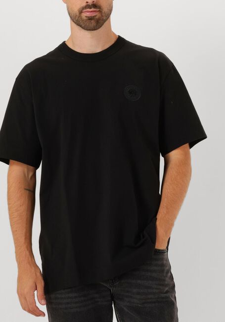 Zwarte CANADA GOOSE T-shirt GLADSTONE T SHIRT EMBROIDERED DISC - large