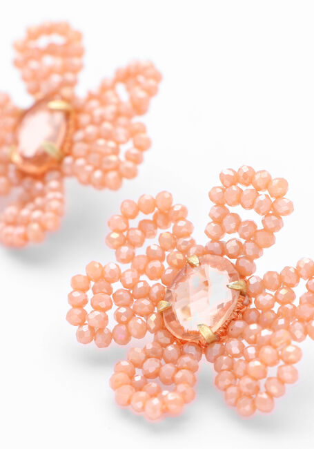 Koraal LOTT. GIOIELLI Oorbellen BLOOMING FLOWER M - large