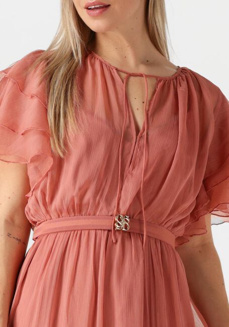 Roze DANTE6 Maxi jurk XEVI BOHO MAXI CHIFFON DRESS - large