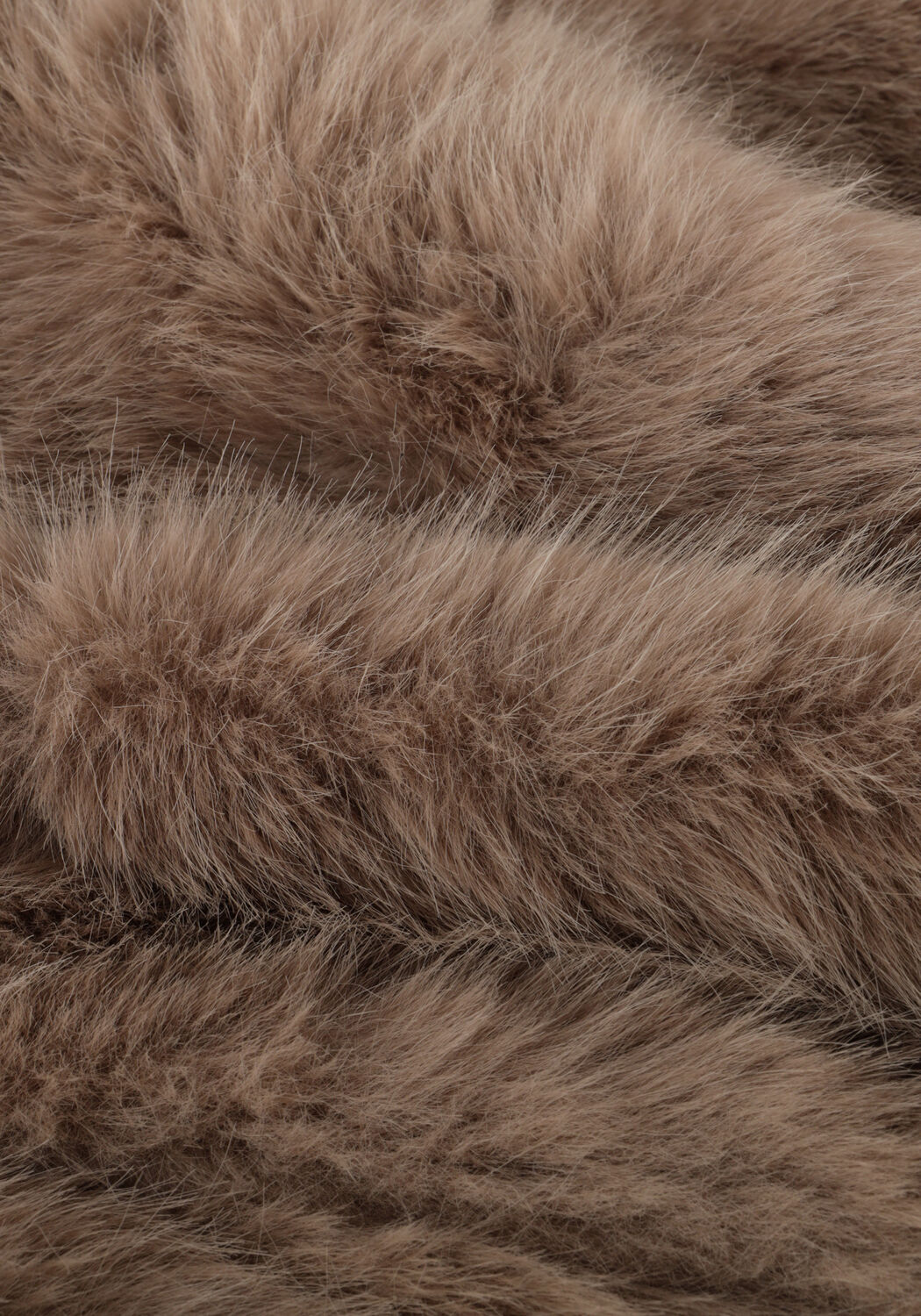 Beige ALTER EGO Faux fur jas NOVI - large