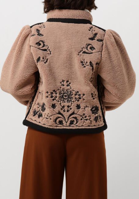 Bruine ANTIK BATIK Teddy jas SALIBA JACET - large