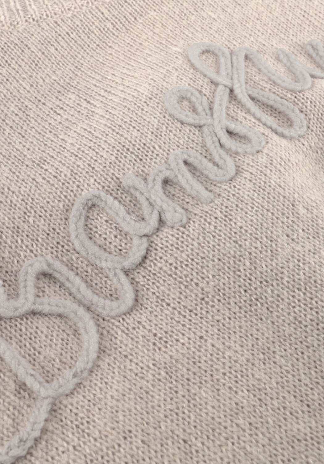 Beige BRAM'S FRUIT Trui GARDEN HOSE KNIT CREWNECK - large