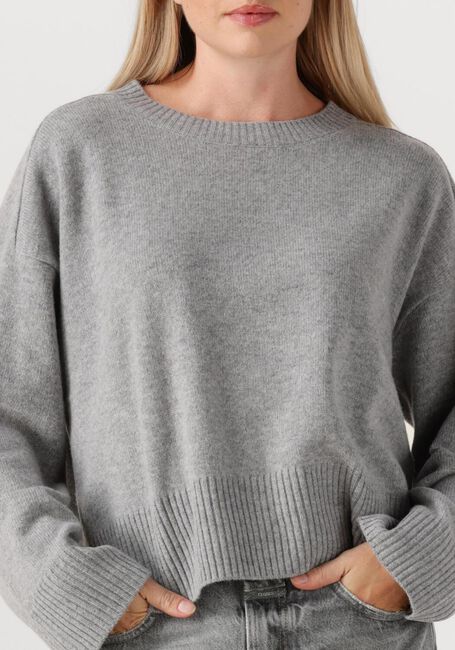Lichtgrijze CLOSED Vest V NECK CARDIGAN - large