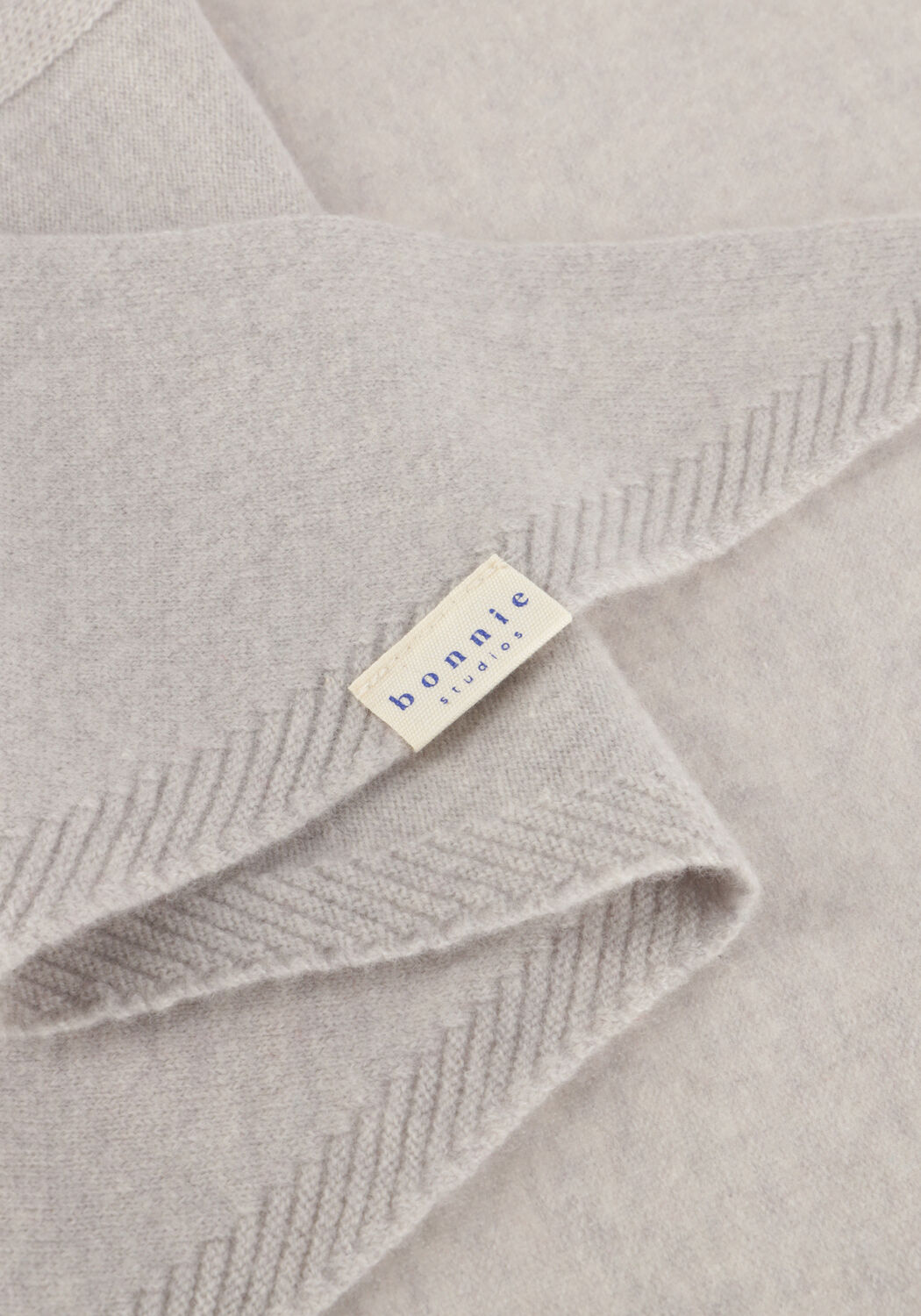 Grijze BONNIE STUDIOS Sjaal BONNIE WOOL SCARF - large