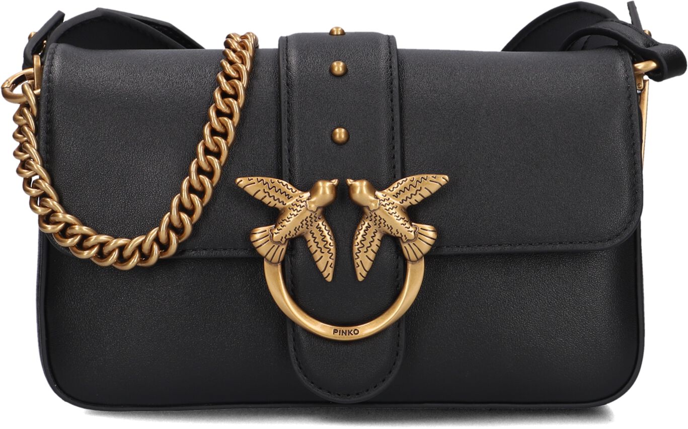 Pinko Schoudertas
Dames Love One Mini Slouchy, Materiaal: Leer, Kleur: Zwart afbeelding