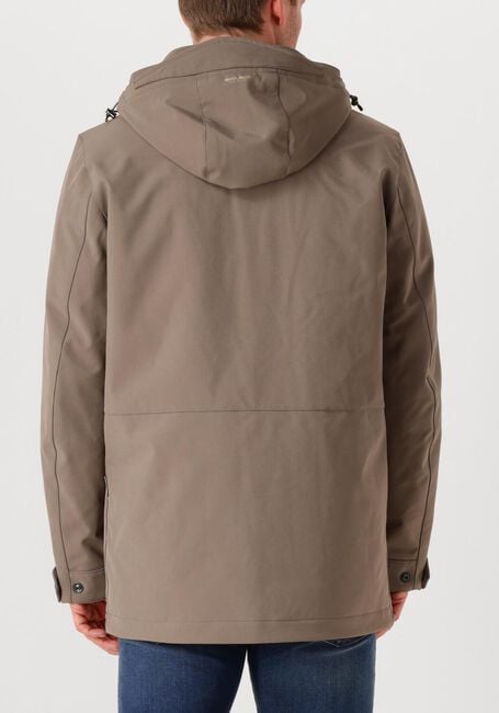 Taupe WOOLRICH Parka's SOFT SHELL BARROW MAC COAT - large