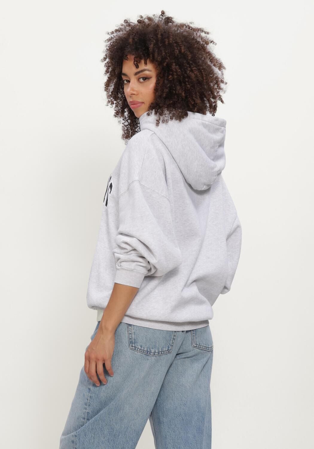 Lichtgrijze ANINE BING Sweater HARVEY SWEATSHIRT NEW CLASSIC - large