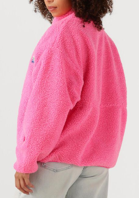 Roze AMERICAN VINTAGE Faux fur jas HOKTOWN WOMAN - large