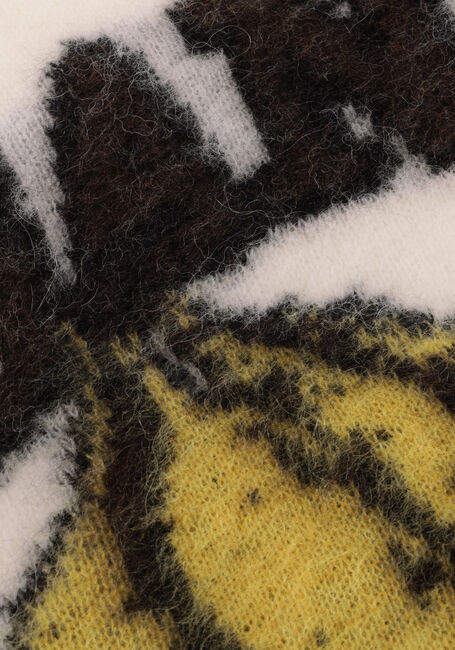 Beige GANNI Tops & T-shirts BRUSHED ALPACA GRAPHIC T SHIRT - large