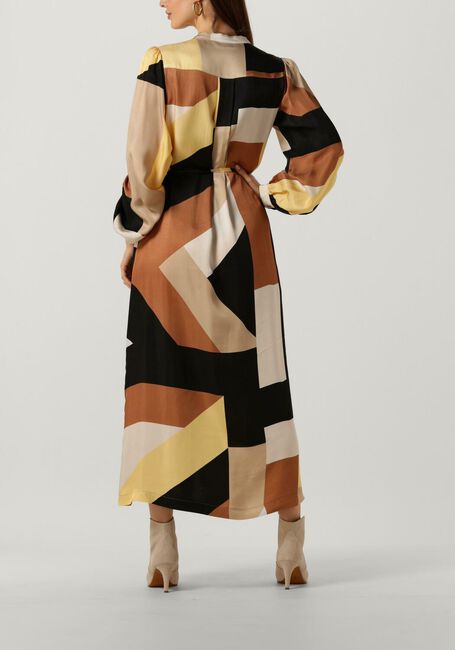 Multi SUMMUM Midi jurk DRESS GRAPHIC LINES - large