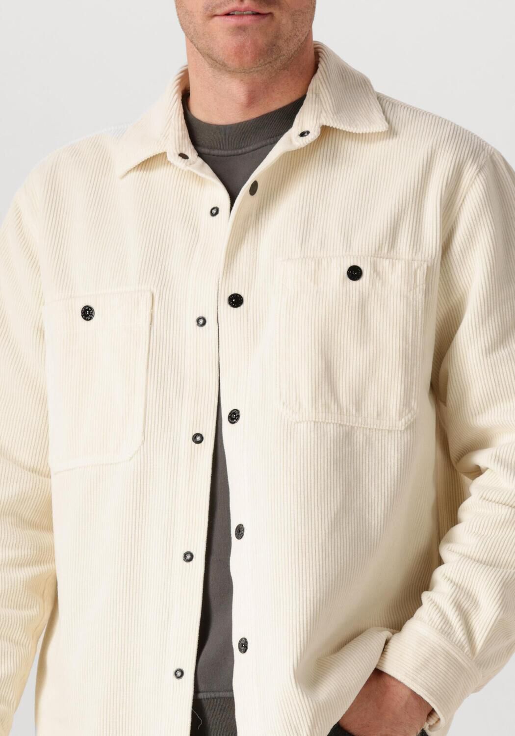 Ecru STONE ISLAND Overshirt SHIRTS - large