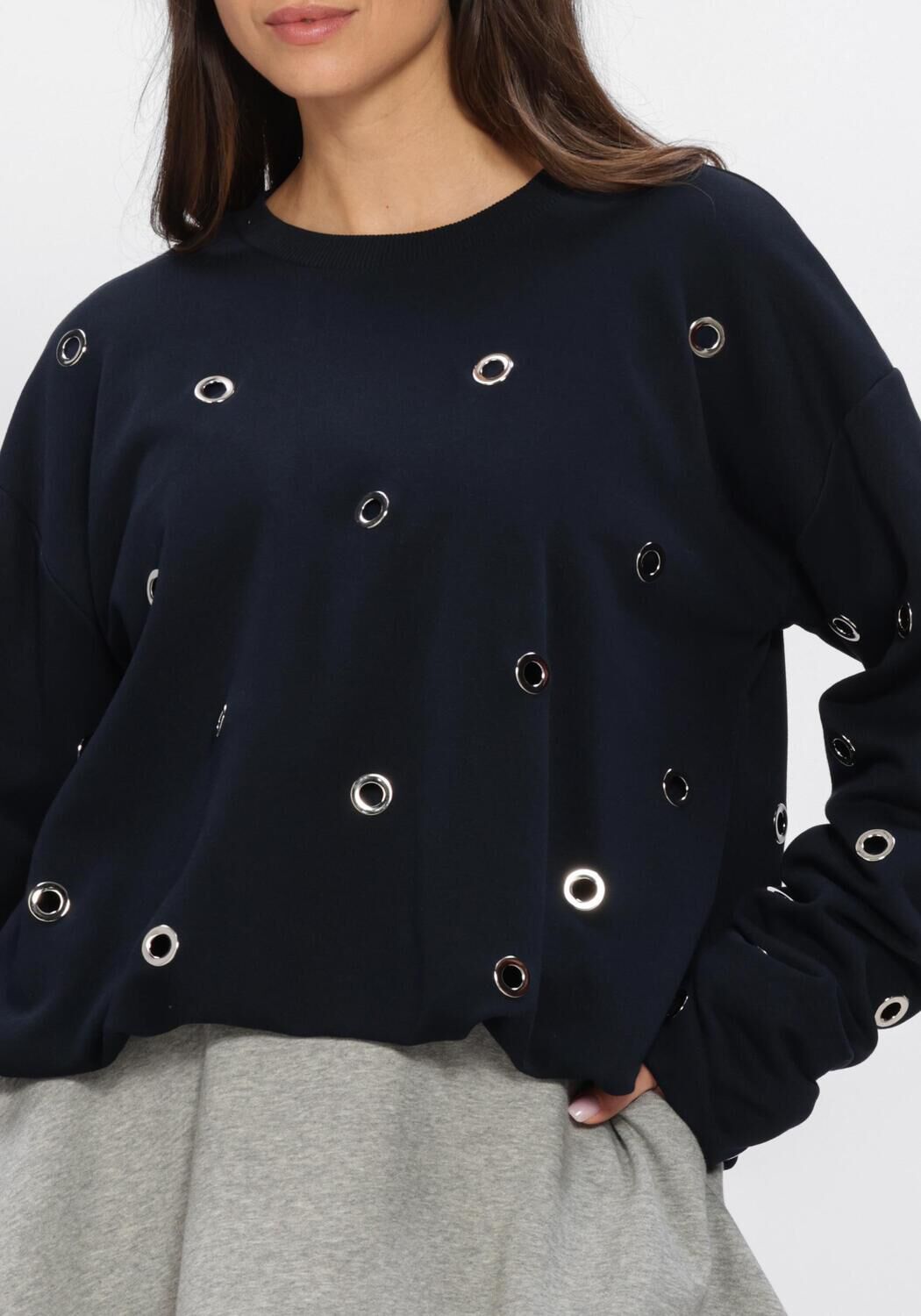 Donkerblauwe JOHNY Trui DYLAN SWEATER - large