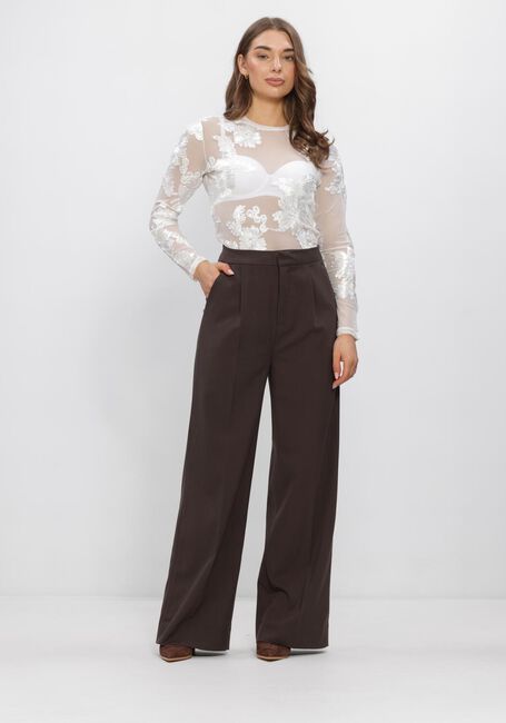 Bruine COPENHAGEN MUSE Wijde broek CMTAILOR-PANTS - large