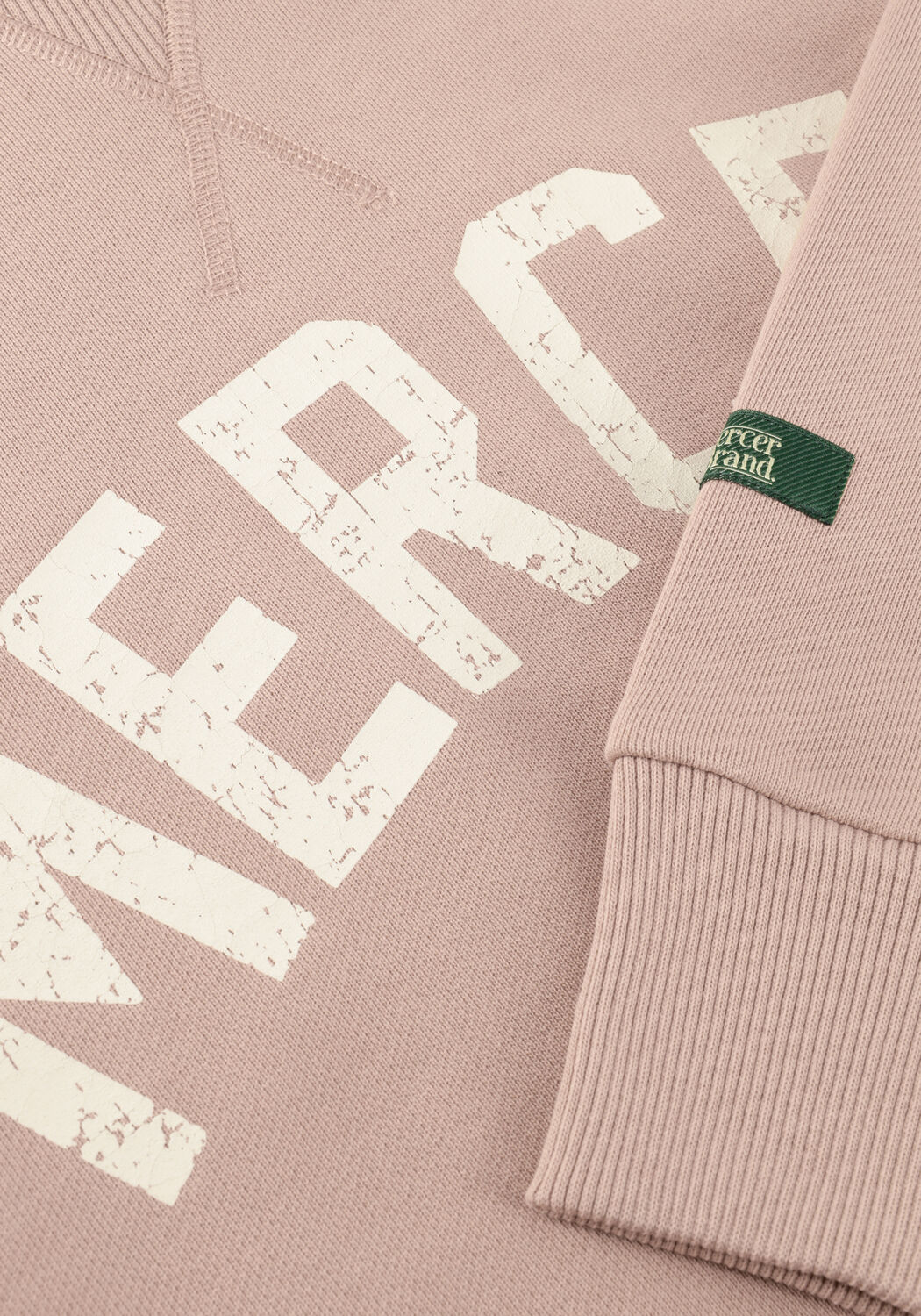 Zand MERCER AMSTERDAM Sweater MERCER LOGO SWEAT - large