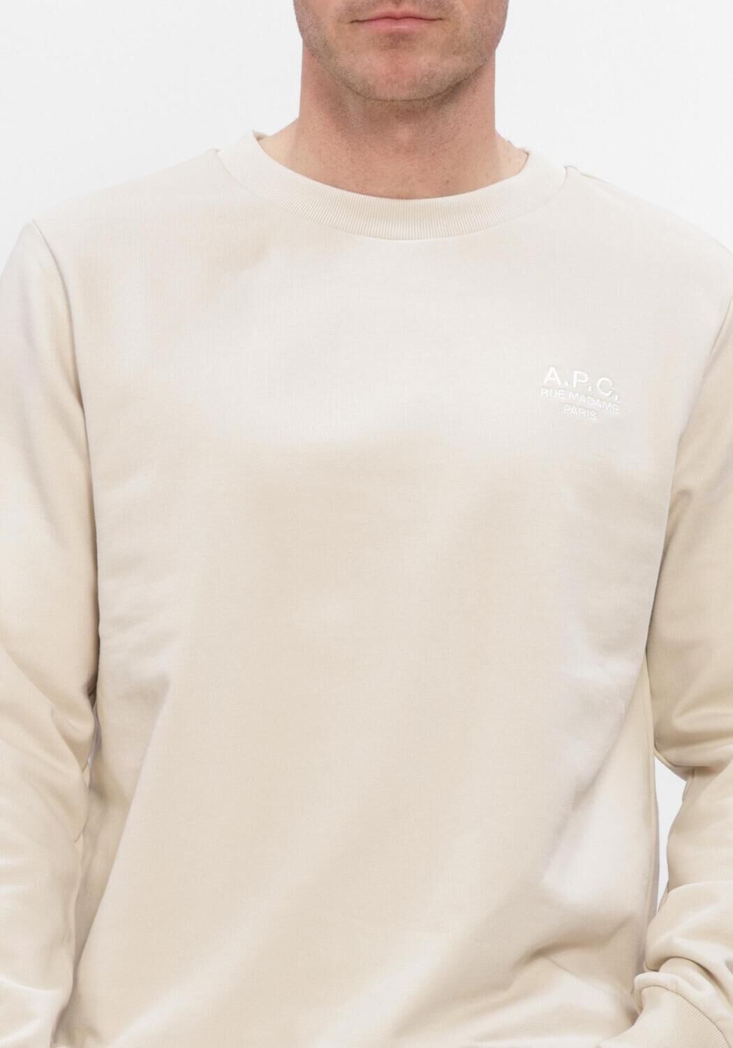 Beige APC Sweater SWEAT STANDARD RUE MADAME - large