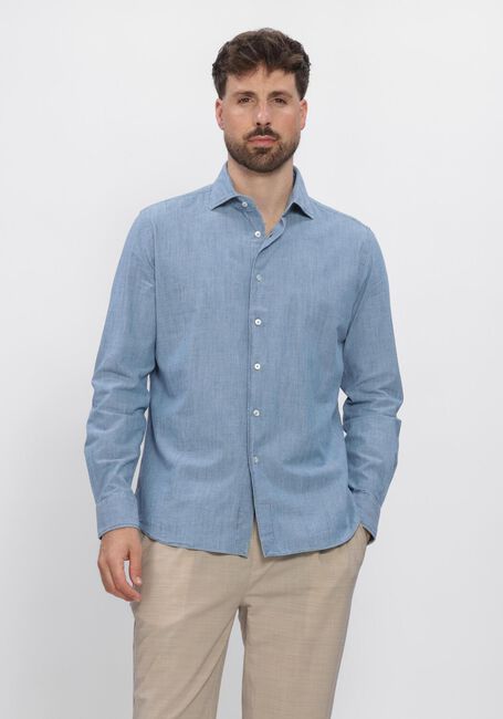 Blauwe XACUS Casual overhemd 11298 MOP742ML - large