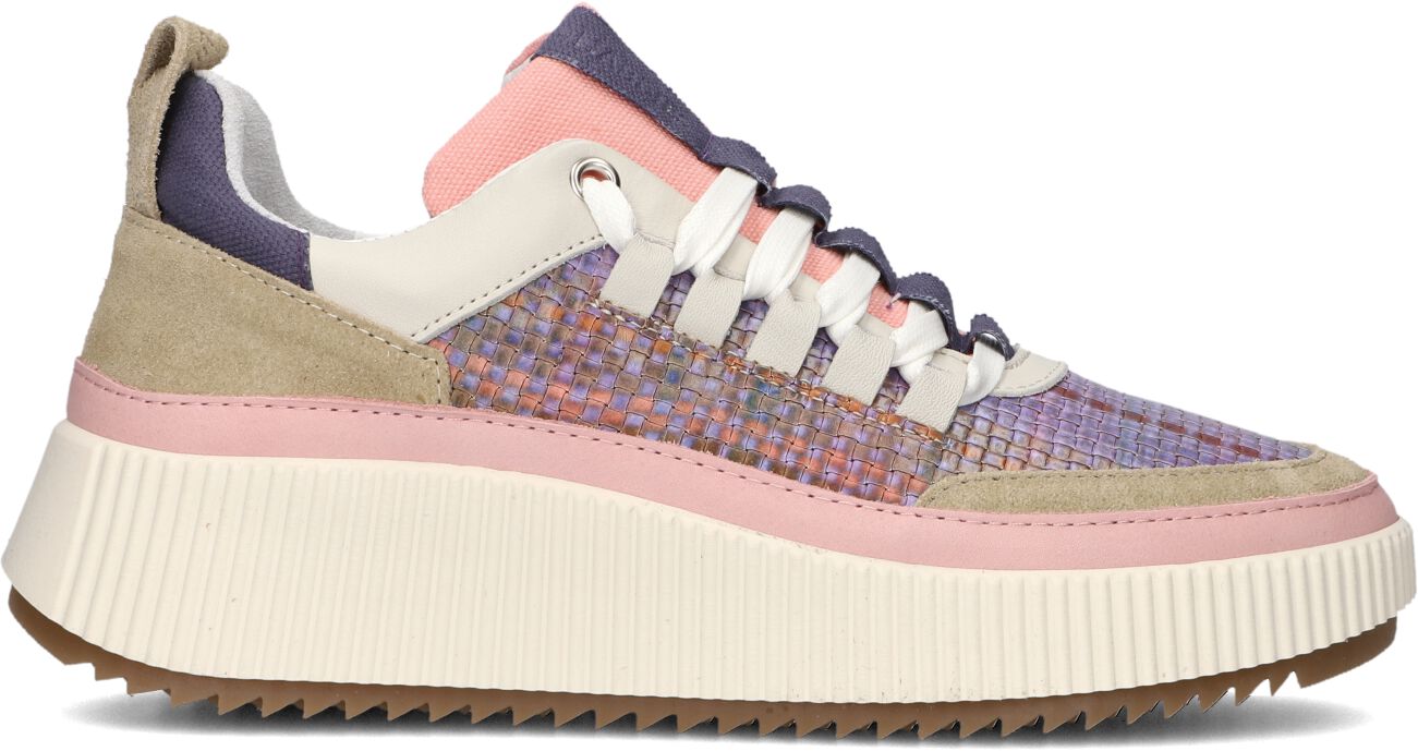 Shabbies Lage Sneakers Dames Chavi Mireille, Maat: 37, Materiaal: Leer, Kleur: Paars