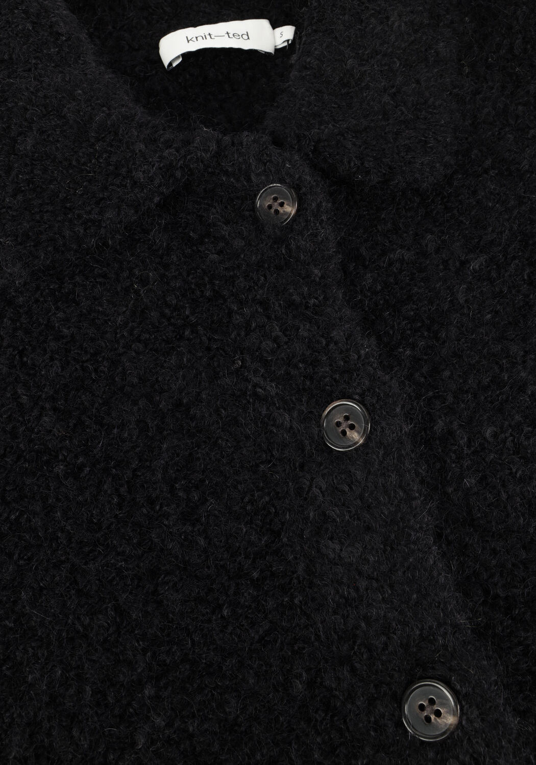 Zwarte KNIT-TED Vest ASA - large