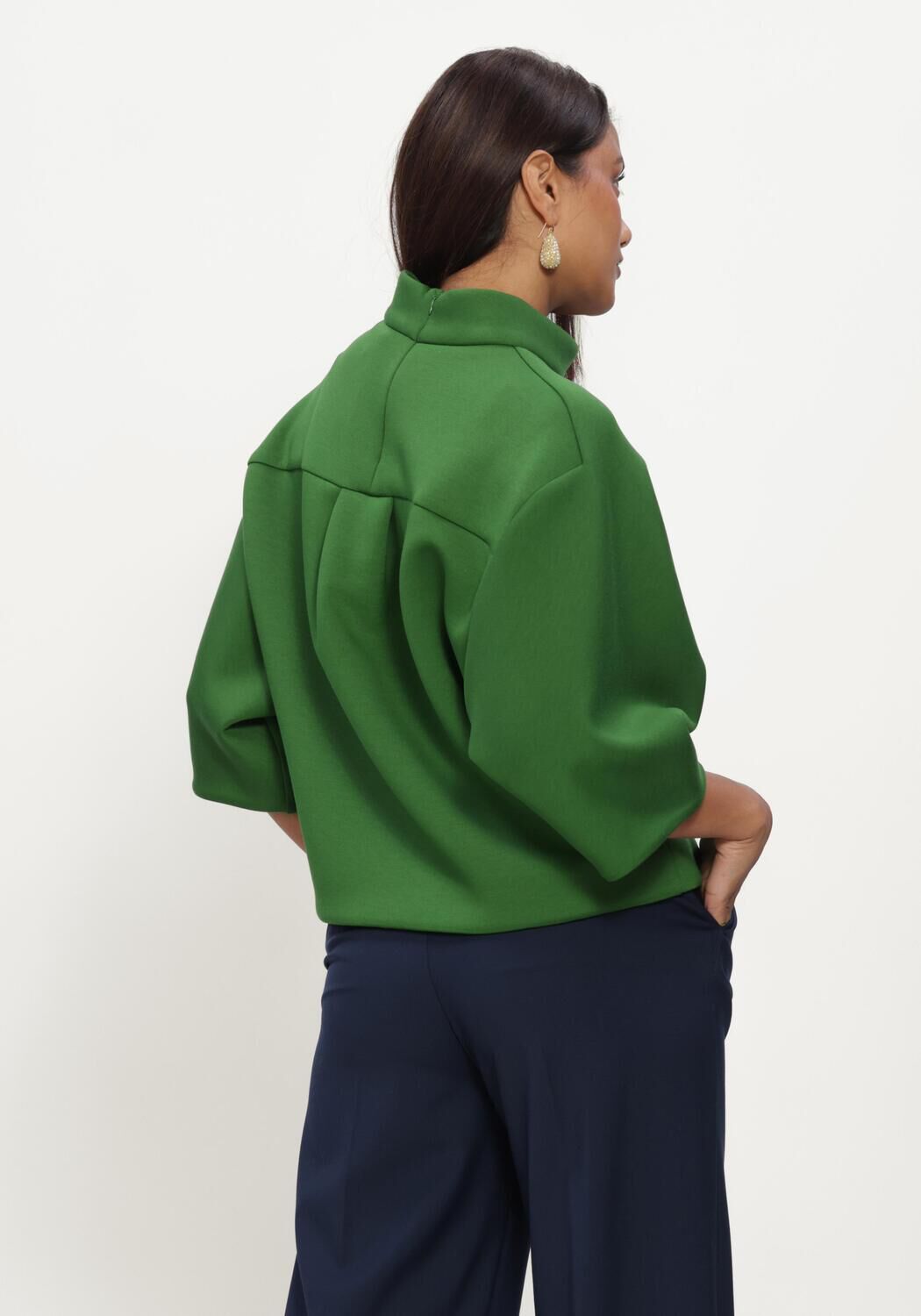 Groene NATAN Top TOP MANCHES 3/4 - large
