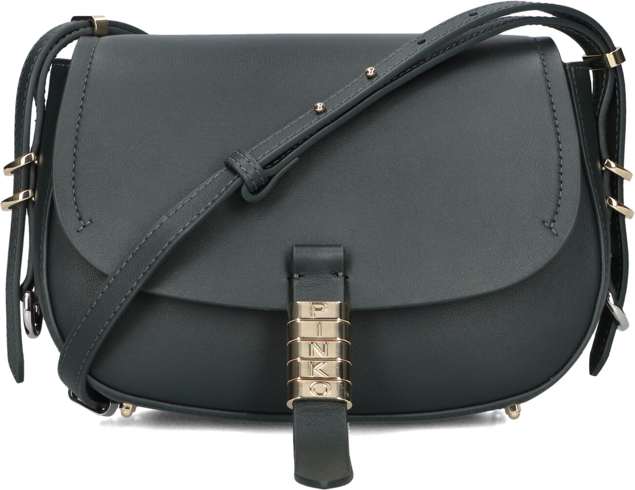 Pinko Schoudertas
Dames Saddle Mini, Materiaal: Leer, Kleur: Groen afbeelding 1