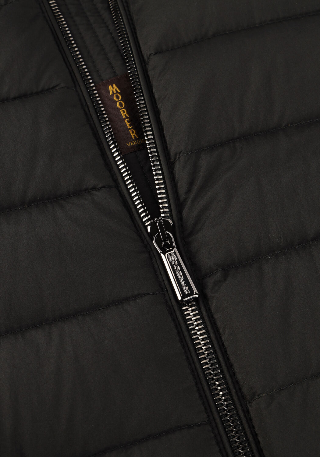 Zwarte MOORER Gewatteerde jas CATTANEO S3C - large