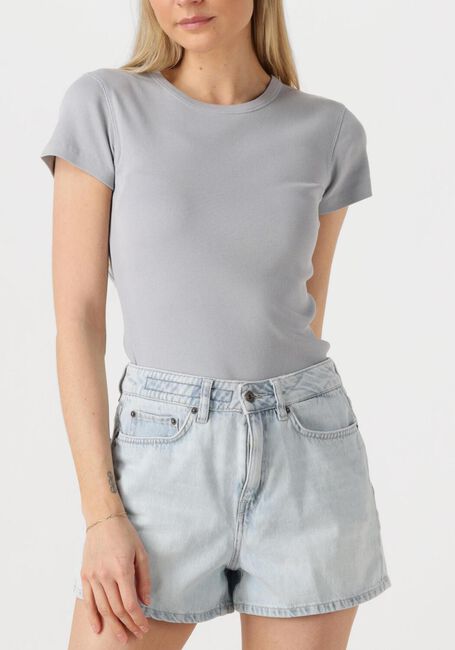 Lichtgrijze DRYKORN T-shirt KOALE - large
