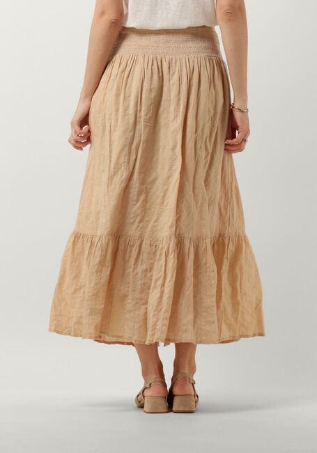 Zand RUBY TUESDAY Maxirok SALI LONG SKIRT WITH SMOCK WAISTBAND AND FULL PLACKET - large