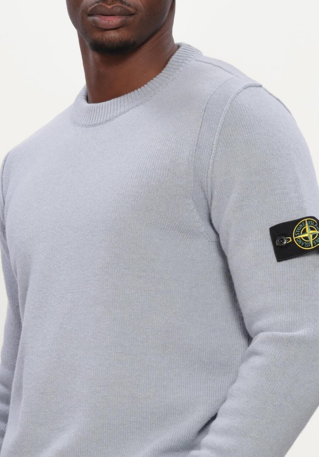 Lichtblauwe STONE ISLAND Trui CREW NECK S00A3 - large