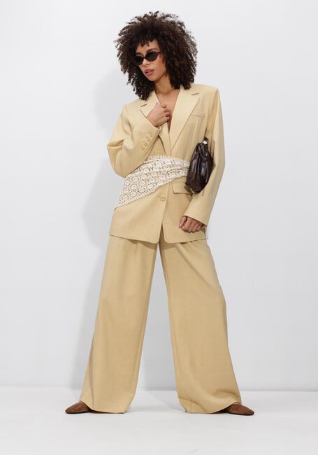 Butter yellow GESTUZ Wijde broek GZSTACY MW PANTS - large