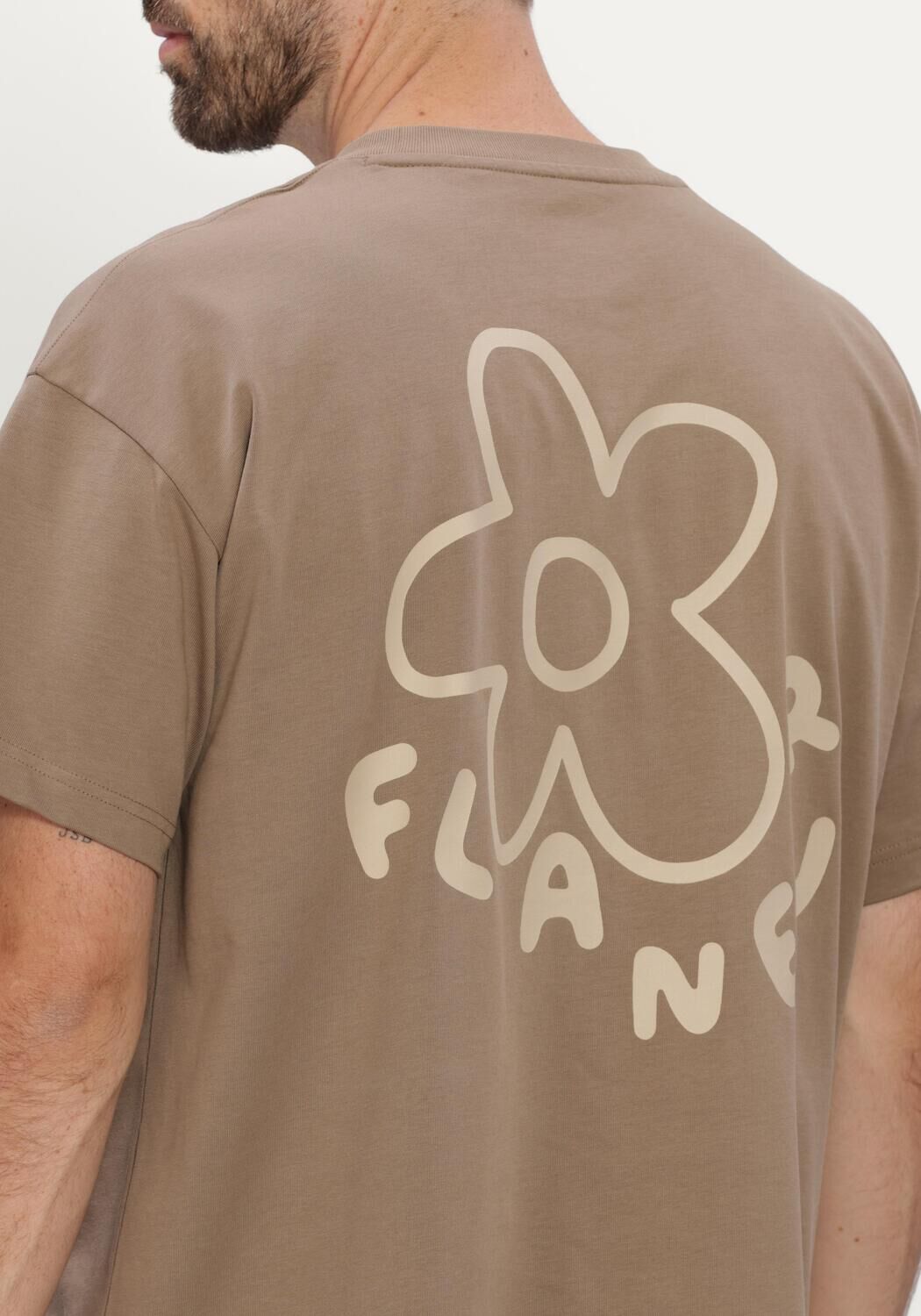 Bruine FLANEUR T-shirt BLOSSOM T-SHIRT - large