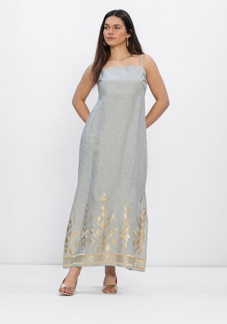 Lichtblauwe GREEK ARCHAIC KORI Maxi jurk S26K-2043211 - large