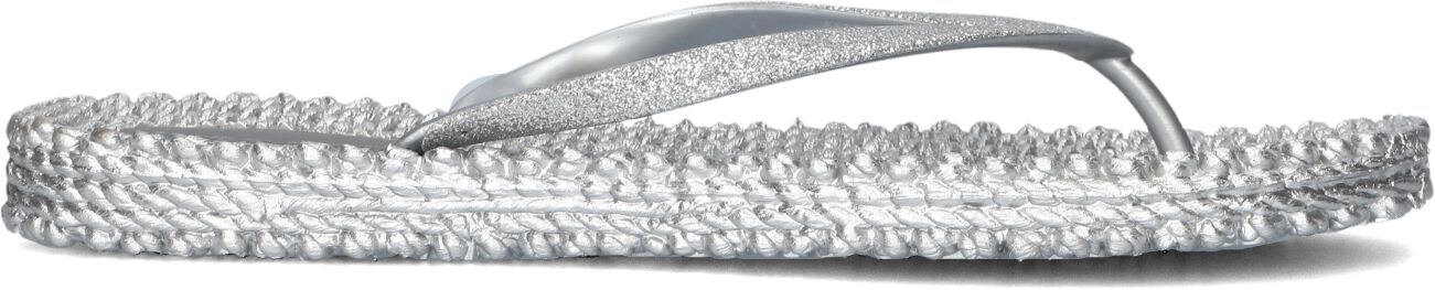 Ilse Jacobsen Teenslippers Dames Cheerful01, Maat: 41, Materiaal: Rubber, Kleur: Zilver
