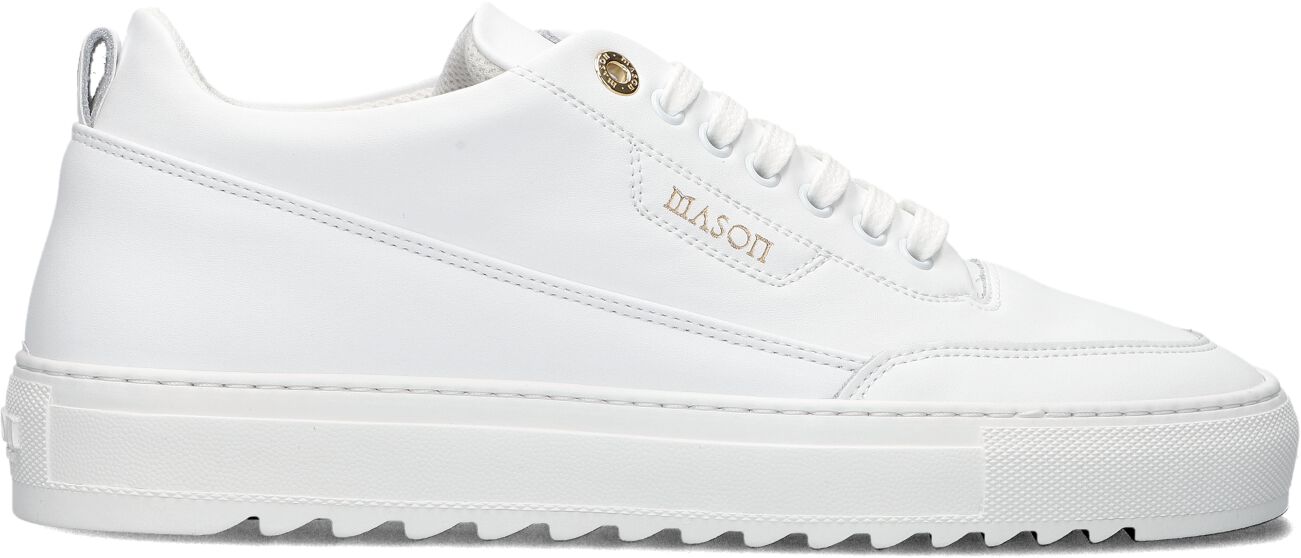 Mason Garments Lage Sneakers Heren Torino, Maat: 42, Materiaal: Nubuck, Kleur: Wit