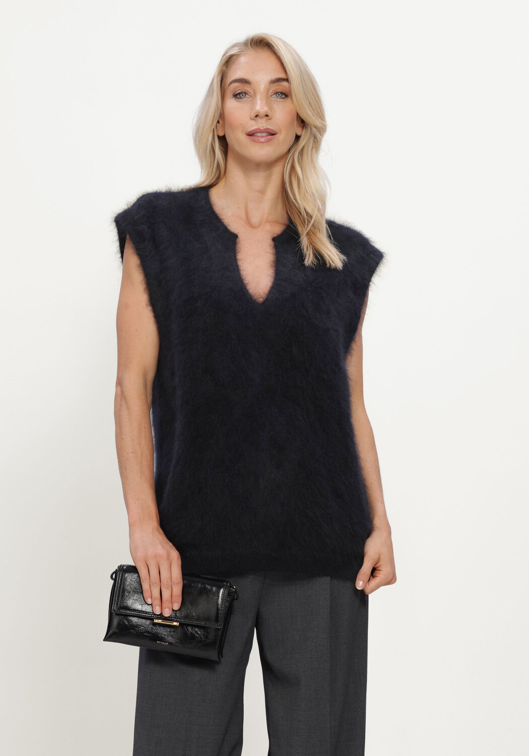 Zwarte LISA YANG Trui MIREYA VEST - large